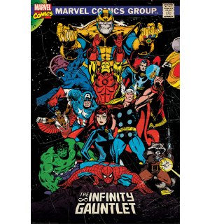 Poster - Marvel Retro (Infinity Gauntlet)