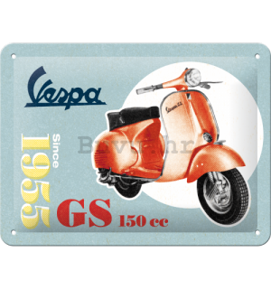 Metalna tabla: Vespa Since 1955 - 15x20 cm