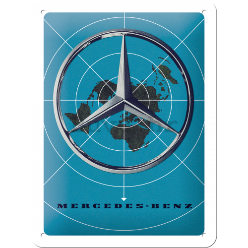 Metalna tabla: Mercedes-Benz (Map) - 15x20 cm