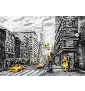 Foto tapeta Vlies: New York (slikani) - 184x254 cm