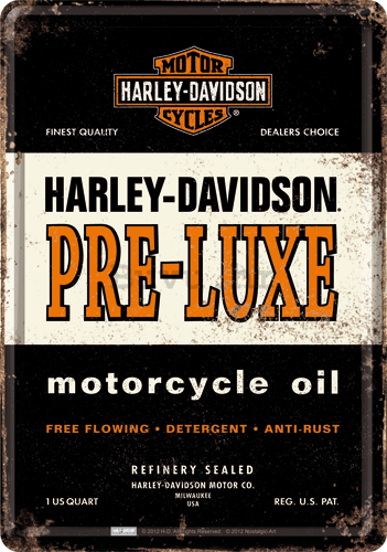 Metalna razglednica - Harley-Davidson PRE-LUXE