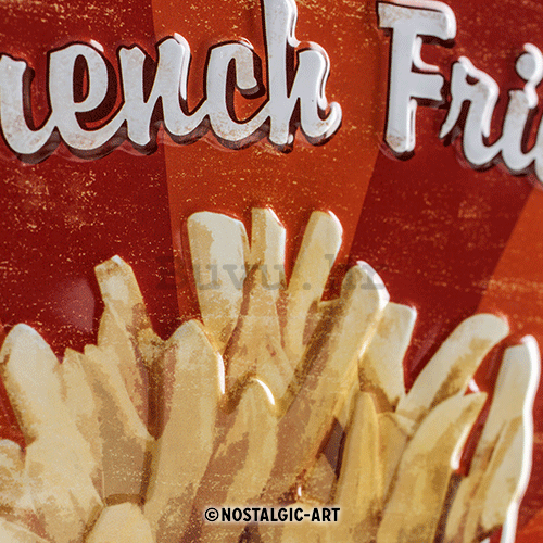Metalna tabla - French Fries