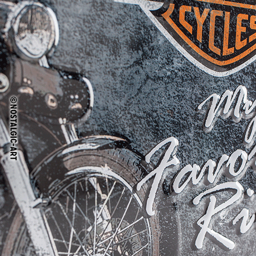 Metalna tabla - Harley-Davidson (My Favorite Ride)
