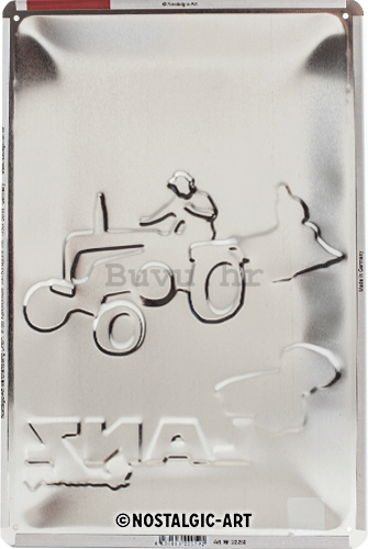 Metalna tabla: John Deere LANZ Bulldog - 30x20 cm
