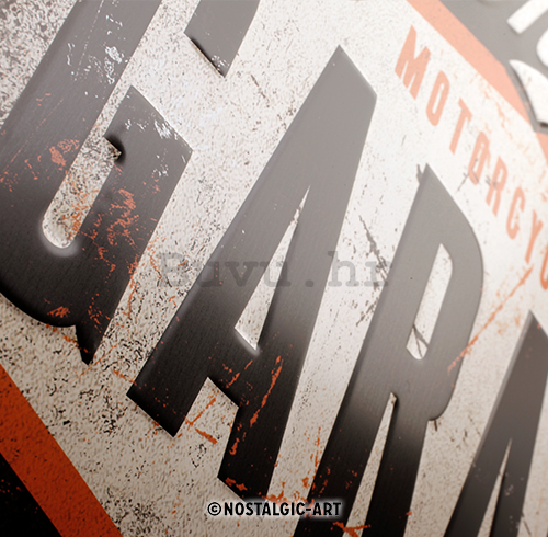 Metalna tabla: Harley-Davidson (Garage) - 60x40 cm