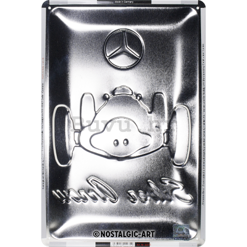 Metalna tabla: Mercedes-Benz Silver Arrow - 30x20 cm