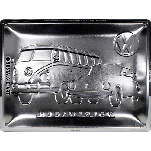 Metalna tabla: Volkswagen (Meet the Classic) - 30x40 cm