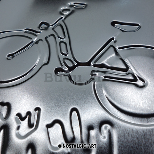 Metalna tabla: Bicycle (Freedom Machine)   - 30x20 cm