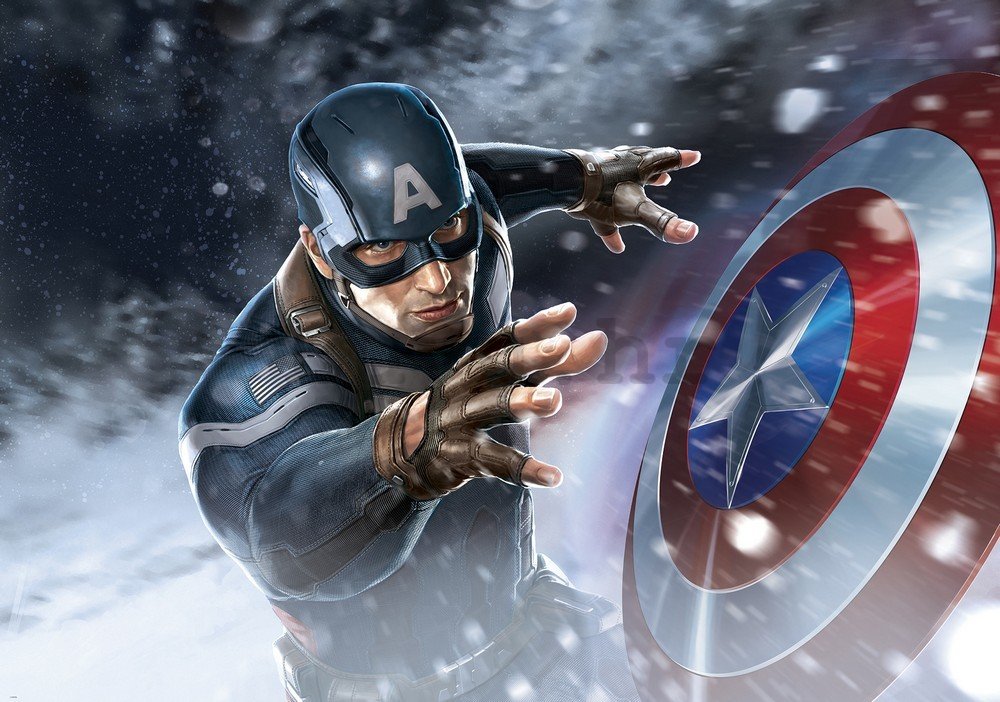 Foto tapeta Vlies: Captain America (1) - 254x368 cm