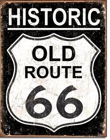 Metalna tabla - (Historic) OLD Route 66