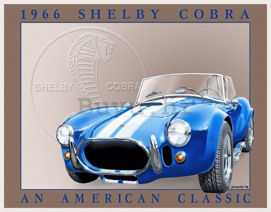 Metalna tabla - Shelby Cobra (1)