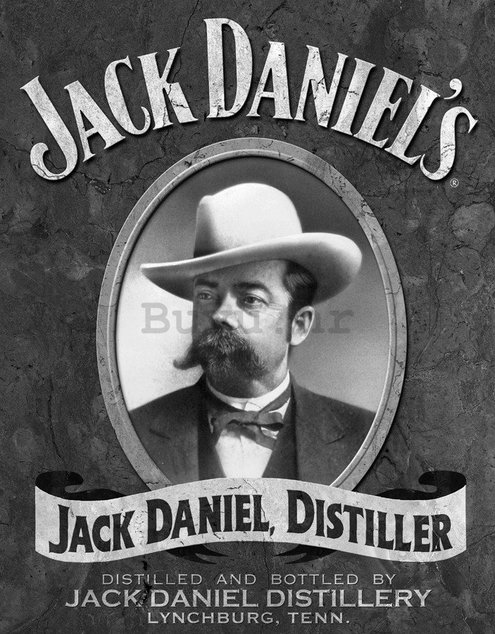 Metalna tabla - Jack Daniel's (portret)
