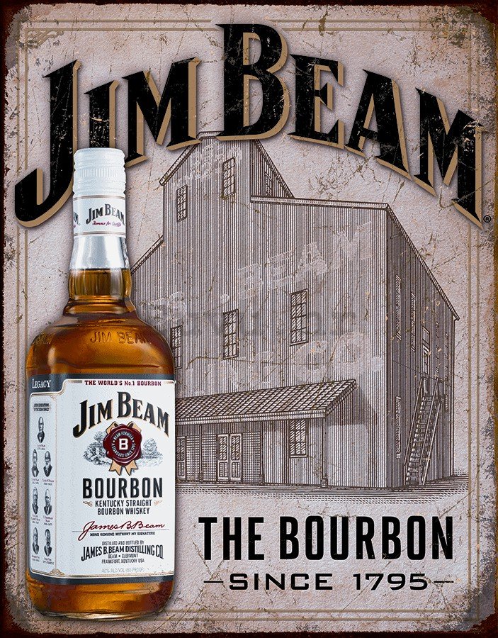 Metalna tabla - Jim Beam (The Bourbon)