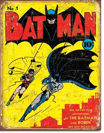 Metalna tabla - Comics Batman and Robin