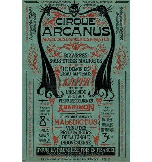 Poster - Fantastic Beasts The Crimes of Grindelwald (Le Cirque Arcanus)