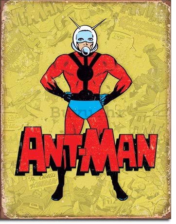 Metalna tabla - Ant-Man (Retro)