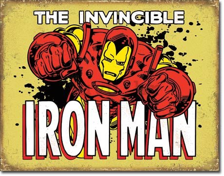 Metalna tabla - The Invincible Iron Man (2)
