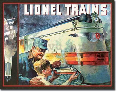Metalna tabla - Lionel 1935 Cover