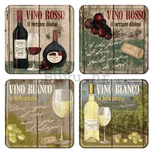 Set podmetača - Vino Rosso & Bianco Set