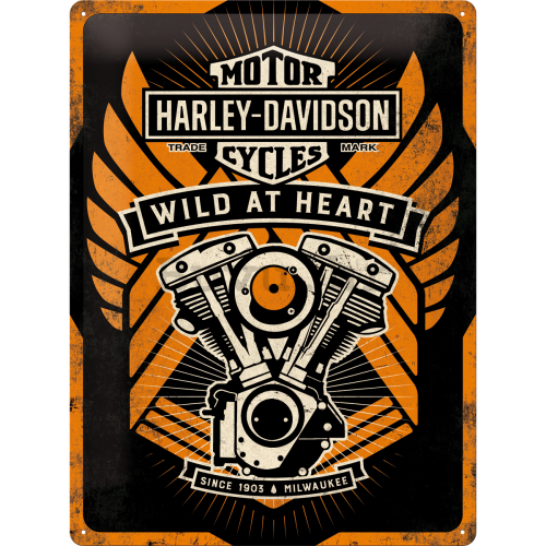Metalna tabla - Harley-Davidson Wild At Heart (Special Edition)