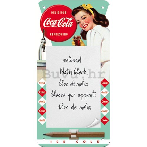 Blokčić za bilješke - Coca-Cola (djevojka)