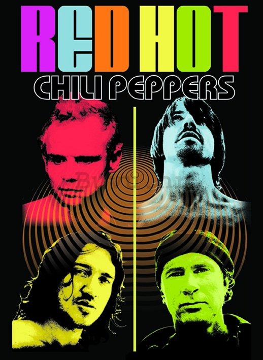 Poster - RHCP (color-me)
