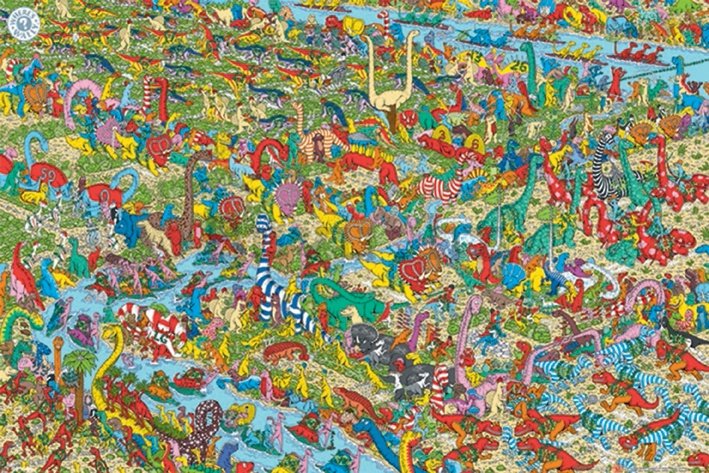Poster - Where is Wally (Jurassic Games)