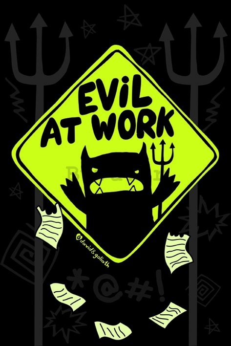 Poster - Evil at Work