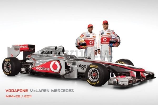 Poster - Vodafone McLaren Mercedes MP4-26 (2)