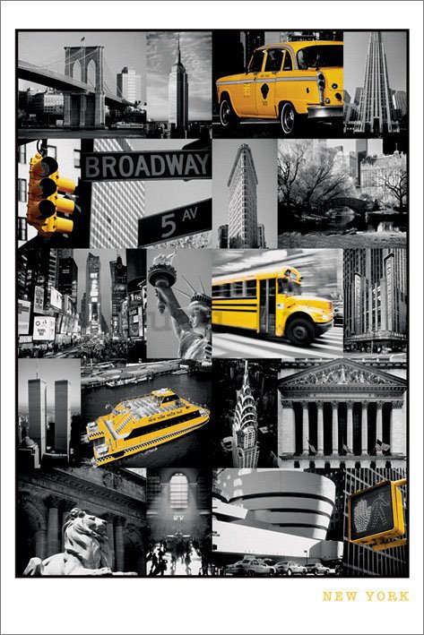 Poster - New York (Collage)