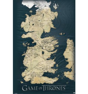 Poster - Game Of Thrones (karta)