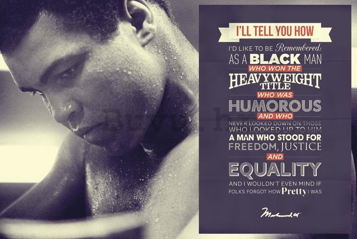 Poster - Muhammad Ali (Quote)