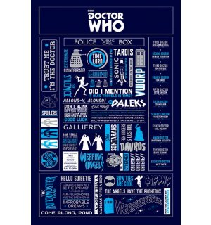 Poster - Doctor Who (Infografika)