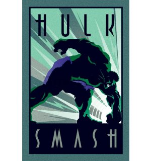 Poster - Hulk (Art Deco)