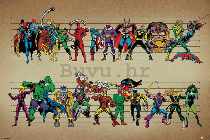 Poster - Marvel (heroji)