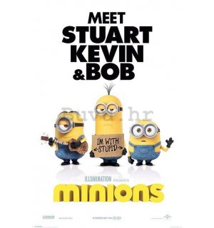 Poster - Malci, The Minions (I'm With Stupid)