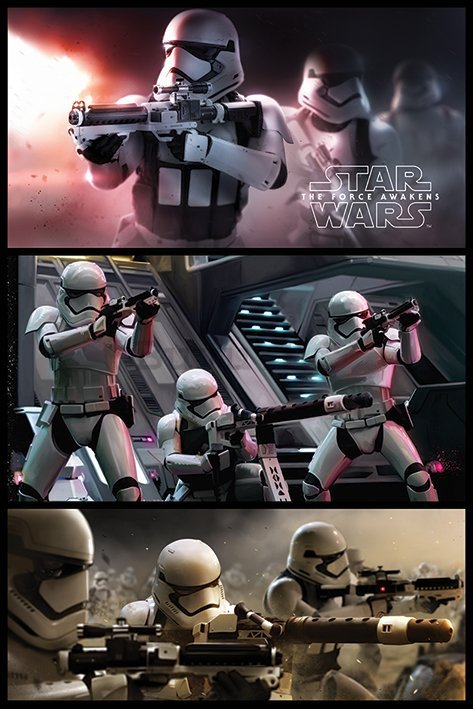 Poster - Star Wars VII (Stormtrooper panel)