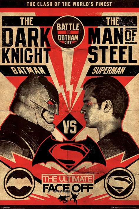 Poster - Batman vs. Superman (The Ultimate Face Off)