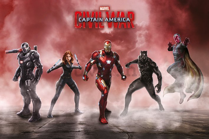 Poster - Captain America Civil War (Team Iron Man)