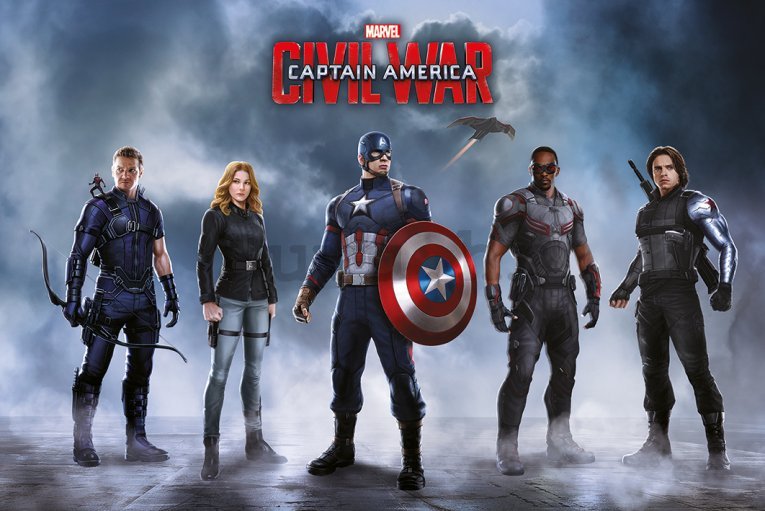 Poster - Captain America Civil War (Team Captain)