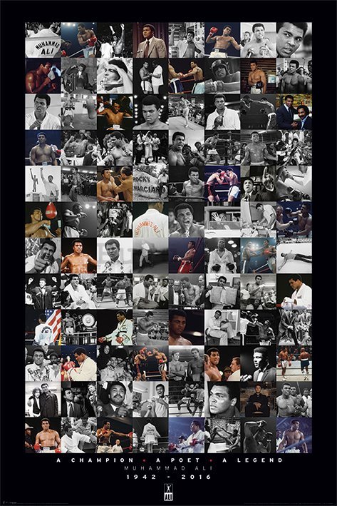 Poster - Muhammad Ali (kolaž)