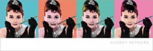 Poster - Audrey Hepburn pop art