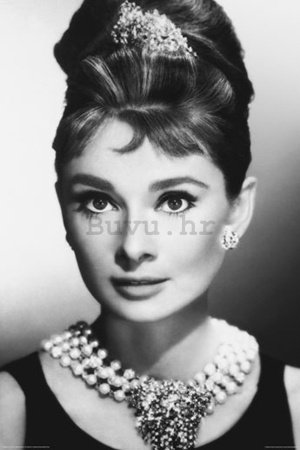 Poster - Audrey Hepburn face