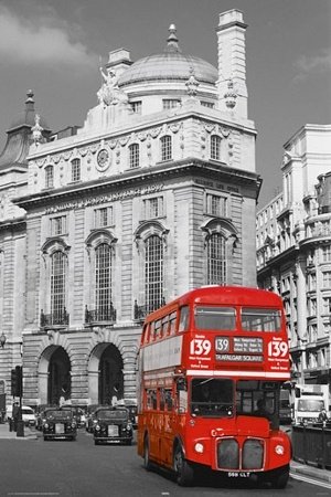 Poster - London red Bus (2)