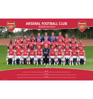 Poster - Arsenal (Team foto 13/14)