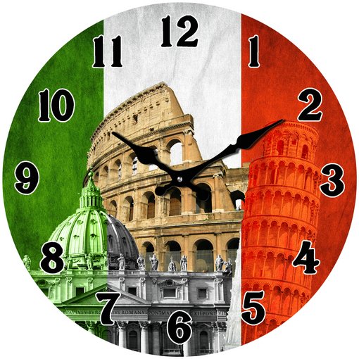 Zidni stakleni sat - Italija