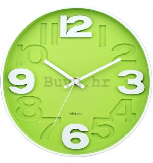 Zidni sat: Zeleno (2)- 30 cm