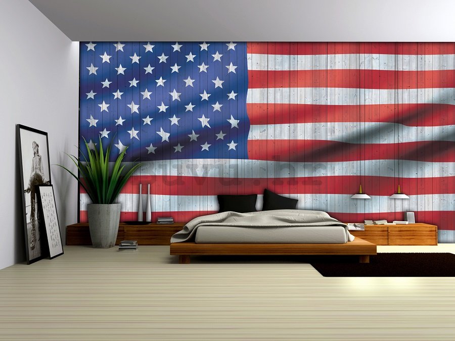 Foto tapeta: Zastava USA (2) - 184x254 cm