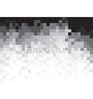 Foto tapeta: Crno-bijeli pikseli (1) - 184x254 cm