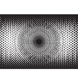 Foto tapeta: Crno-bijela apstrakcija (2) - 184x254 cm